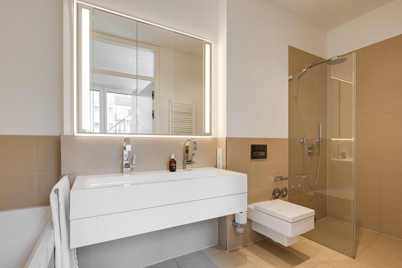 Stylish bathroom design