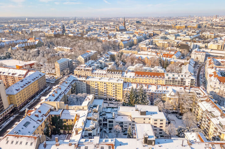 Angenehm ruhige Innenhoflage