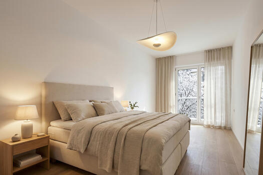 Freundliches Schlafzimmer (visualisiert)
