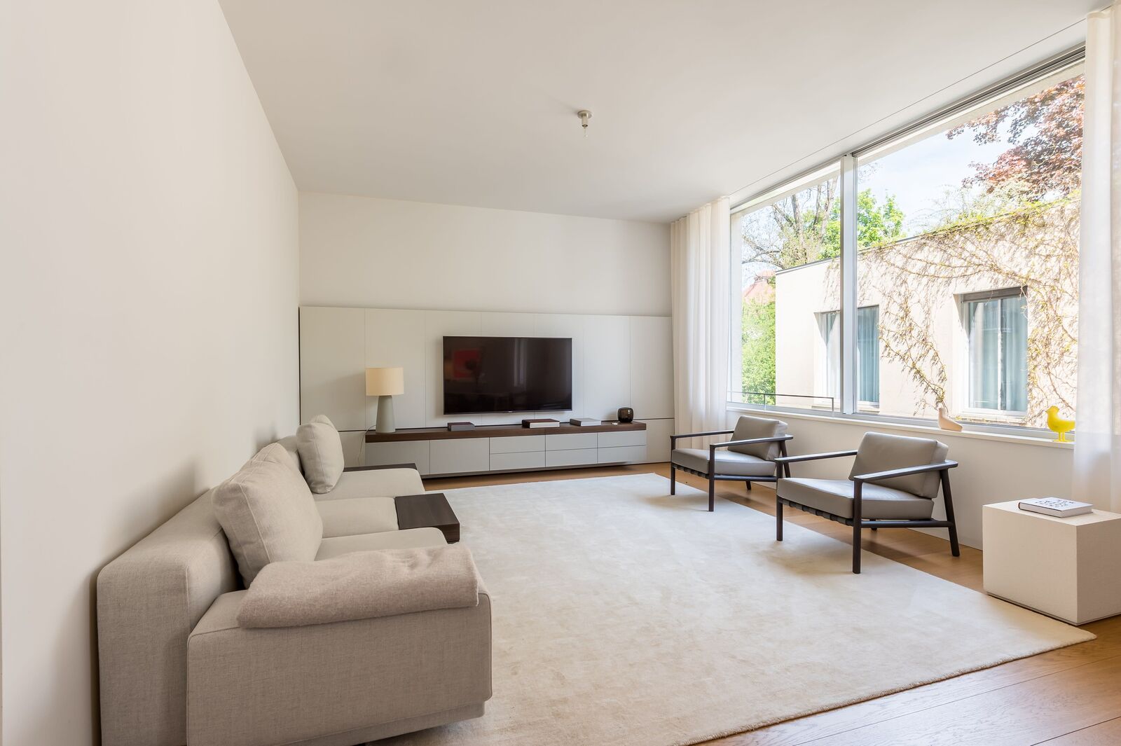 Open-concept living area