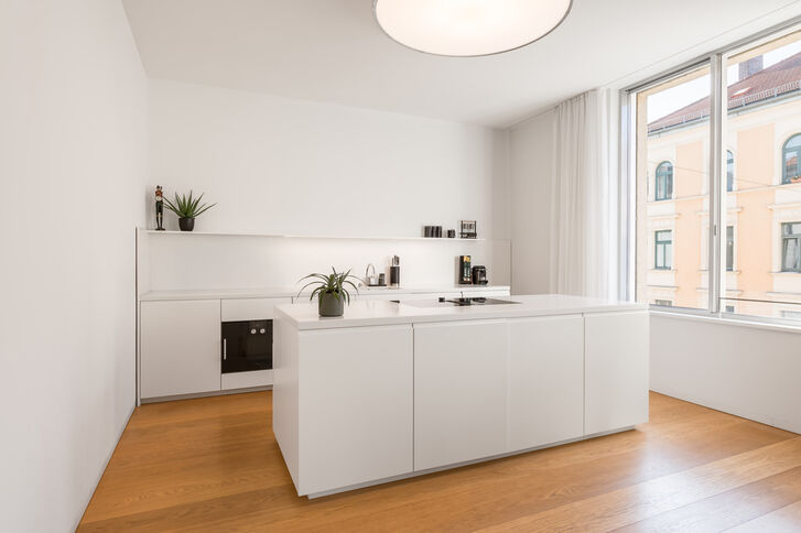 Stilvolle Einbauküche mit Premium-Geräten