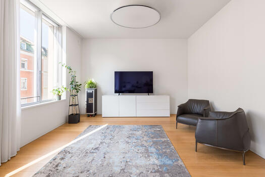Lichterfüllter Livingbereich