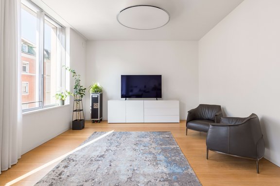 Light-filled living area