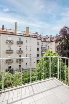 Sunny south balcony