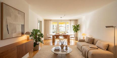 Urban, versatile, and green: Attractive 2.5-room apartment with sunny loggia