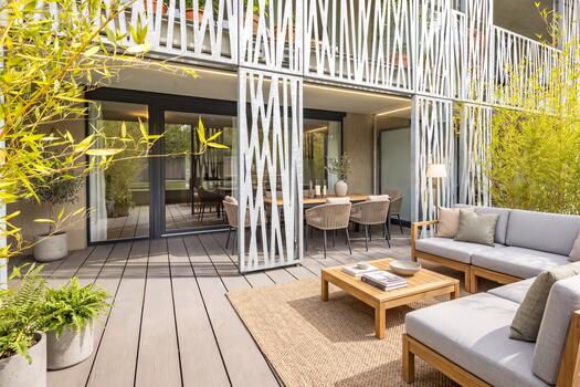 Patio (virtually furnished)
