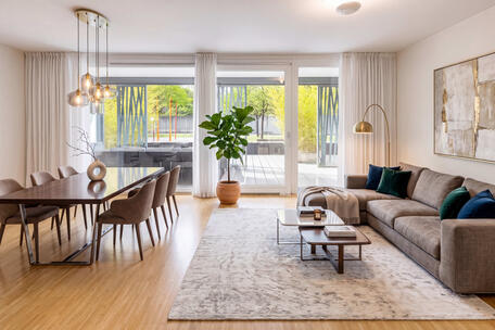 Urban wohnen mit ruhigem Flair: Vermietete 2-Zimmer-Wohnung mit Südterrasse