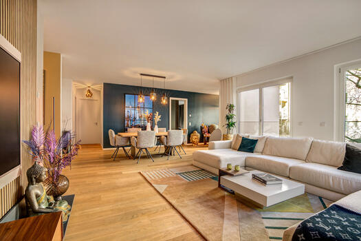 Abundance of light in the living area