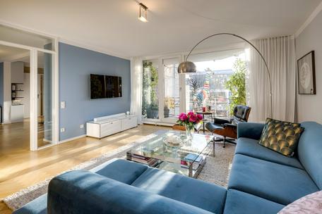 Urbane, stylische 5-Zimmer-Terrassen-Wohnung in Isarnähe
