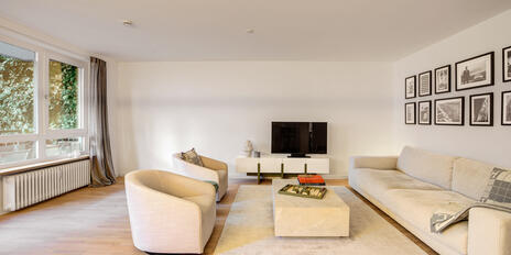 Prime urban location near the Isar: Stylish 3-room city apartment with balcony