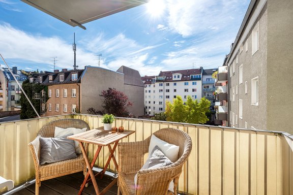 Sonniger Süd-Balkon