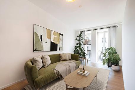 Urban retreat: charming 3-room apartment with eat-in kitchen in renovated old building