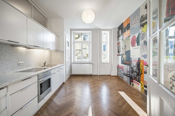 Wohnküche mit Raum zur Selbstverwirklichung