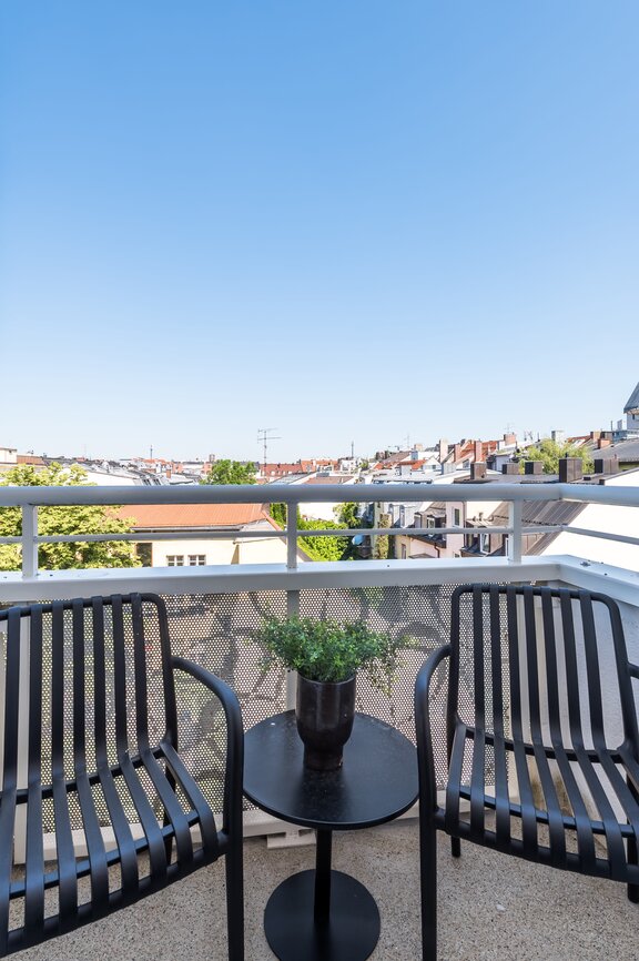 Balcony facing northwest