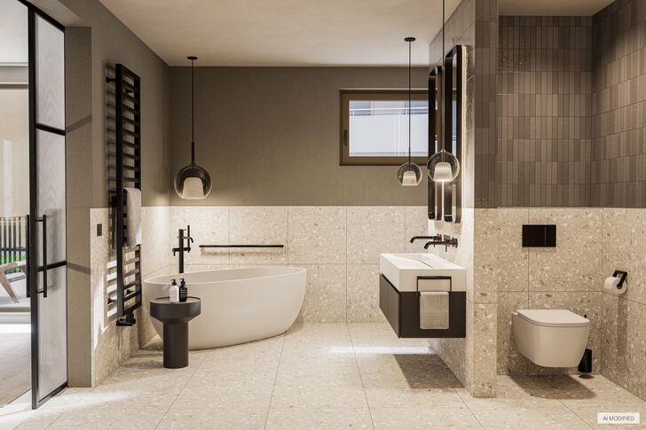 Elegant Master Bathroom