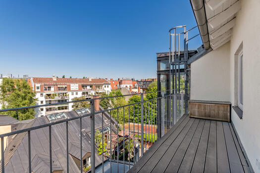 Roof terrace with a view