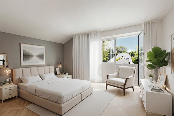 Schlafzimmer (Visualisierung)