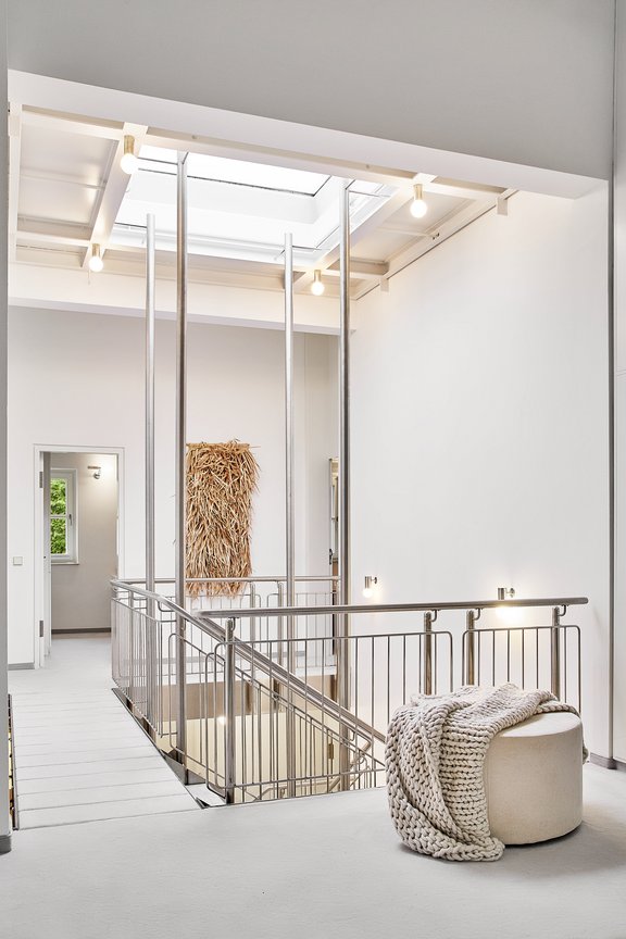 Staircase with skylight