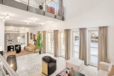 Objektvideo ansehen: Viel Raum und Privatsphäre: Stilvolles Ensemble aus Haupt- und Gästehaus mit Traumgarten