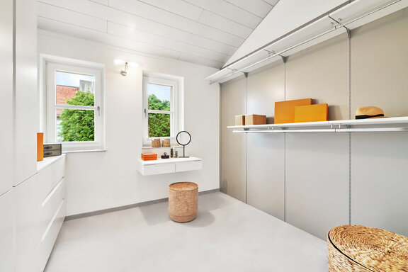 Stylish Dressing Room—Understated and Elegant
