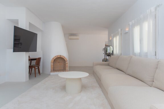 A light-filled living area with timeless elegance