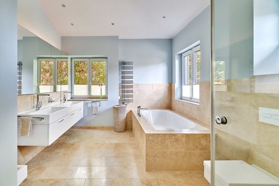 Beautiful master bath