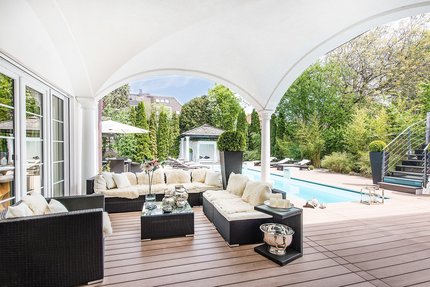 Beheizbarer Loungebereich