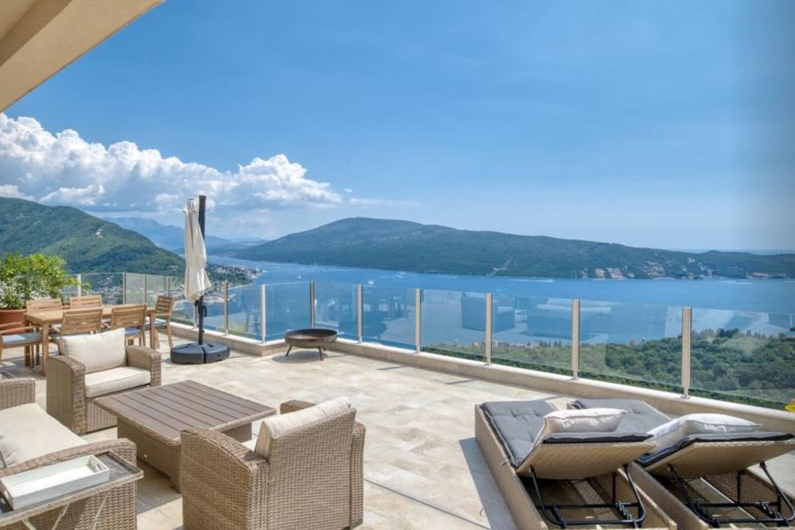 Meerblick von der Wohnterrasse