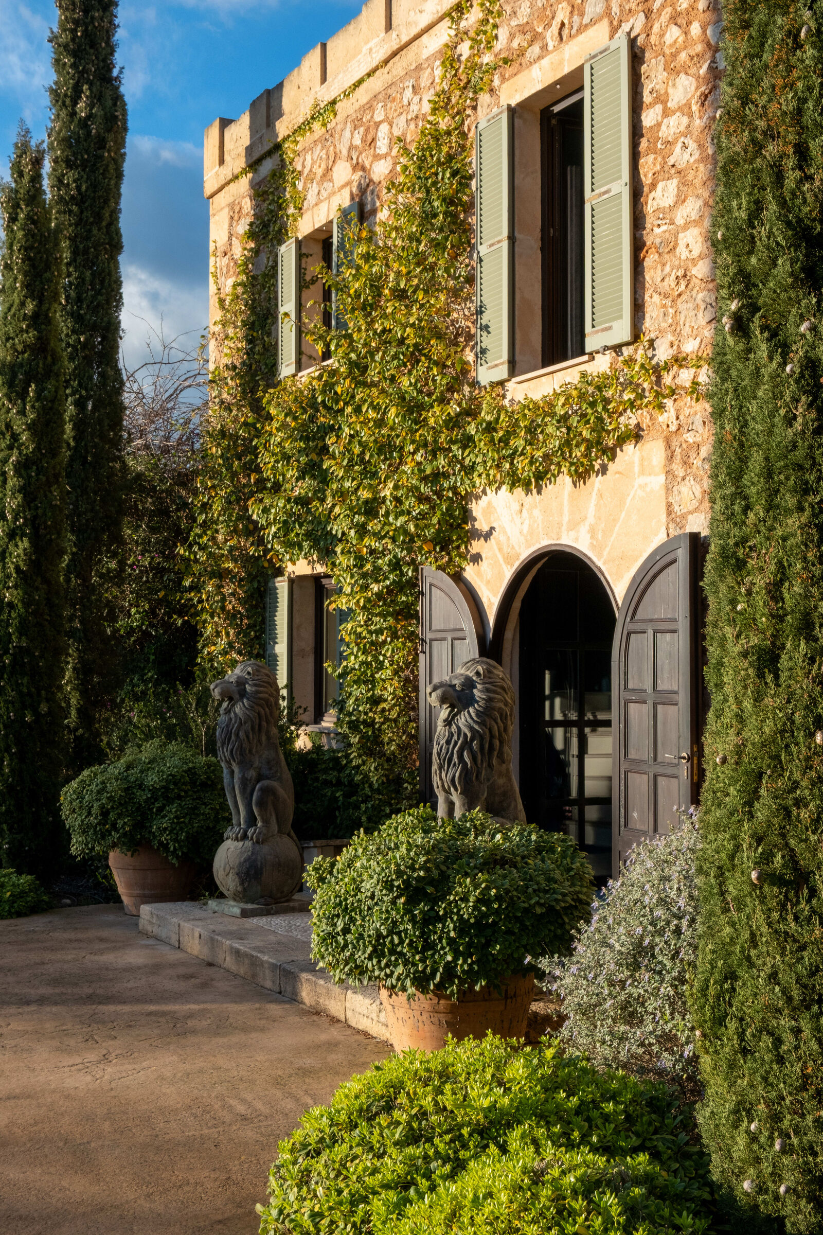 Historische Finca-Fassade