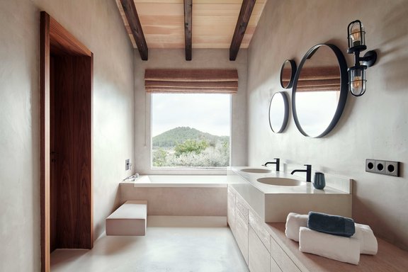 Minimalistisches Designbad