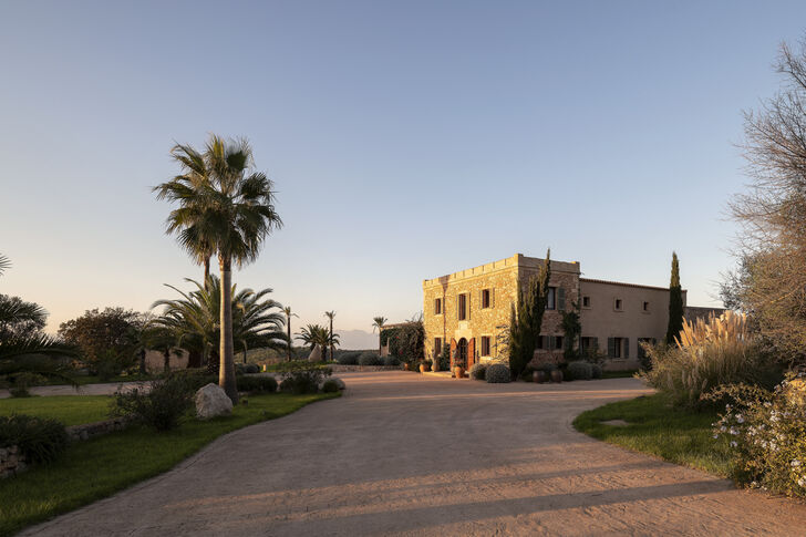 Abendstimmung vor der Finca