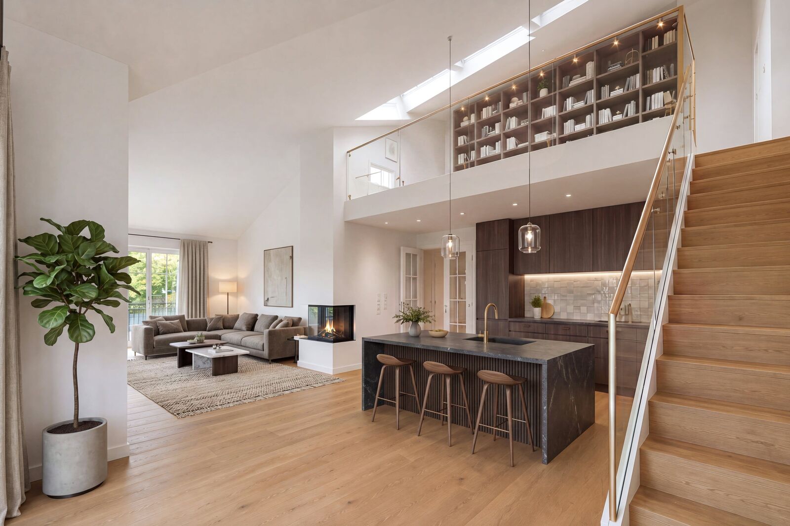 Living Area (Rendering)