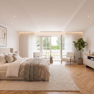 Kinder- oder Gästezimmer (visualisiert)