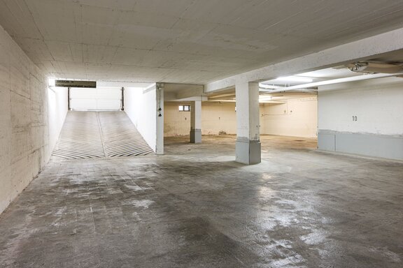 Tiefgarage des Bestands