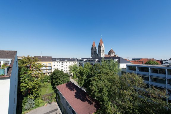 Blick aus dem Penthouse