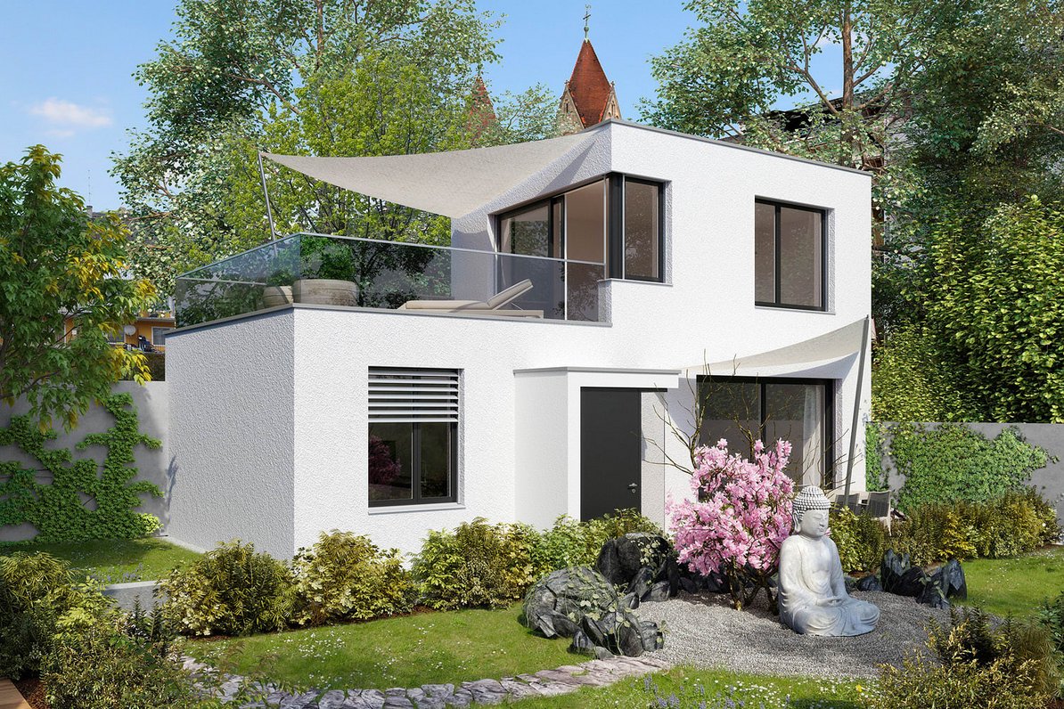 Ansicht Townhouse (Visualisierung)
