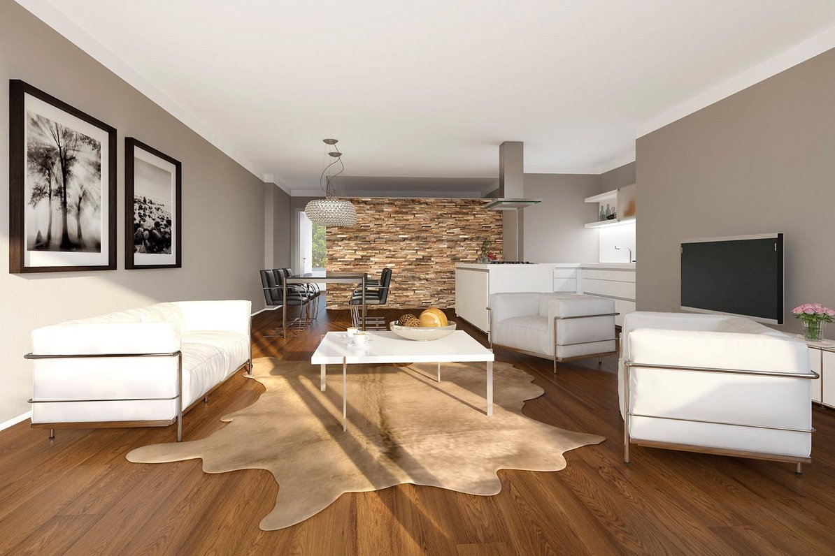 Upper floor living (visualization)