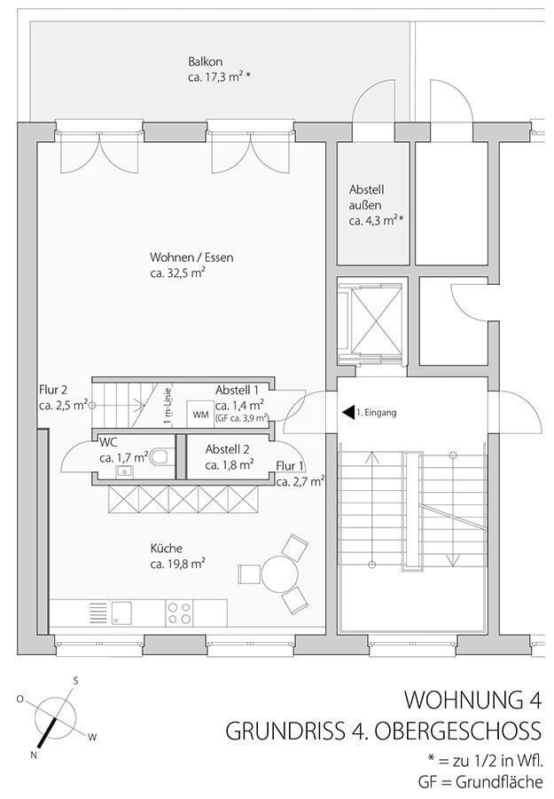 Grundriss 4 OG