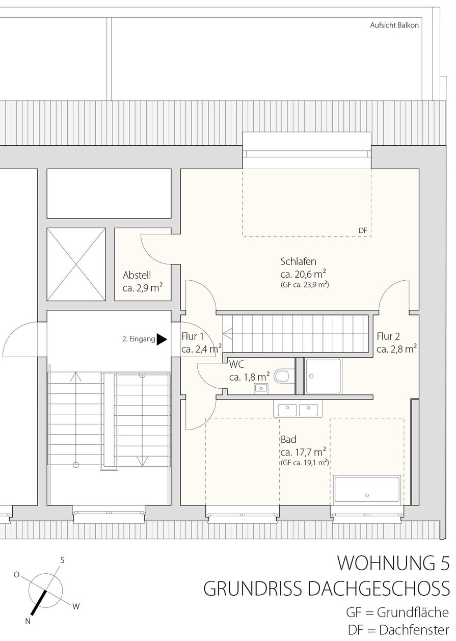Grundriss 5 OG