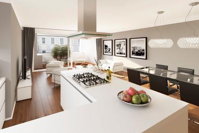 W8: Exklusive 3-Zimmer-Wohnung mit südseitigem Wintergarten