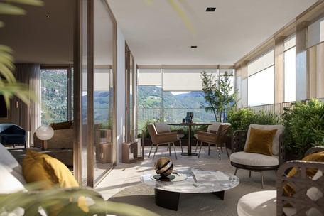 WaltherPark | Großzügige 4-Zimmer-Wohnung mit Südterrasse – Stilvolles Wohnen über den Dächern von Bozen