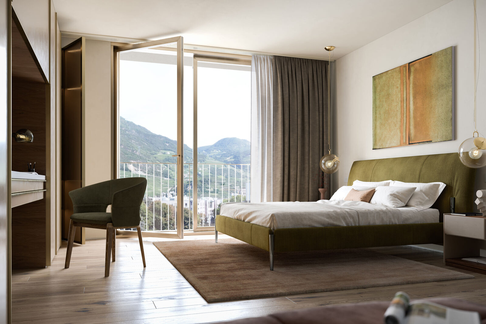 Schlafzimmer Beispiel - Visualisierung