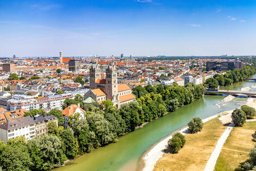 Top location near the Isar