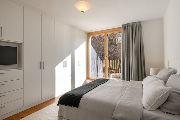 Master bedroom with fitted units