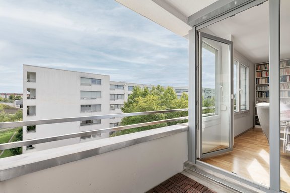 Sunny loggia facing south