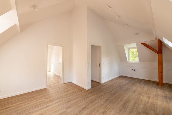 Bright Living Space Under the Roof