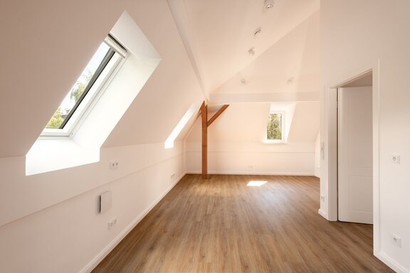 Light-Filled Living and Dining Area