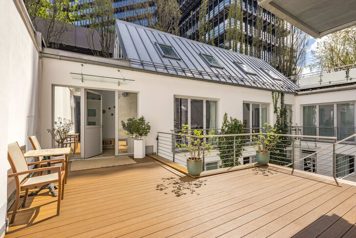 Loft-style duplex apartment