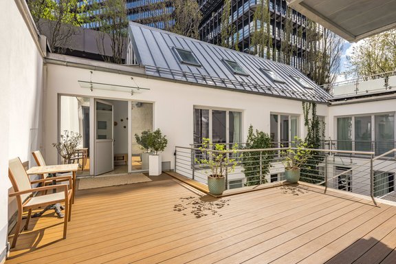 Loft-style duplex apartment