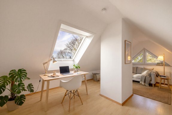 Arbeitszimmer (visualisiert)